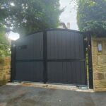 Arch top composite gate